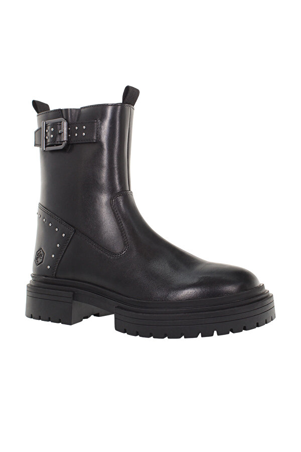 GLITTEX BIKER BOOT GIRL BLACK Girl Biker Boots