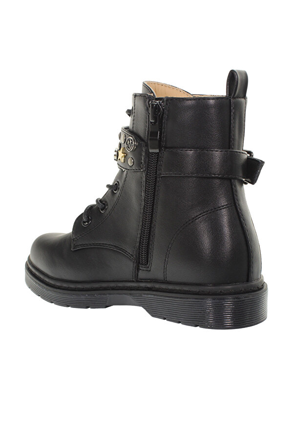 ELMY ANKLE BOOT LACE UP W BLACK Girl 776