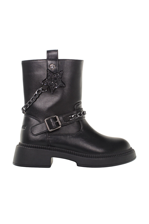 BROOKIE BIKER BOOT WITH A BLACK Girl Biker Boots