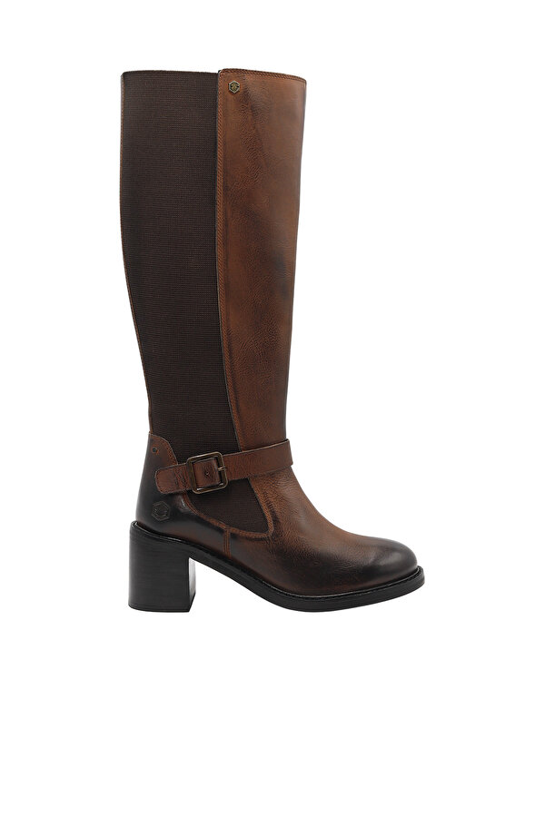 XENIA BOOT WITH ELASTIC W COGNAC Woman Boots