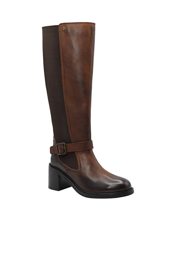 XENIA BOOT WITH ELASTIC W COGNAC Woman Boots