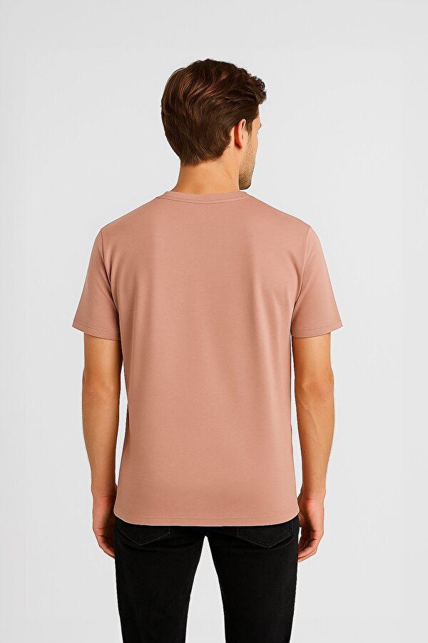 Erkek %100 Pamuk Basic T-shirt
