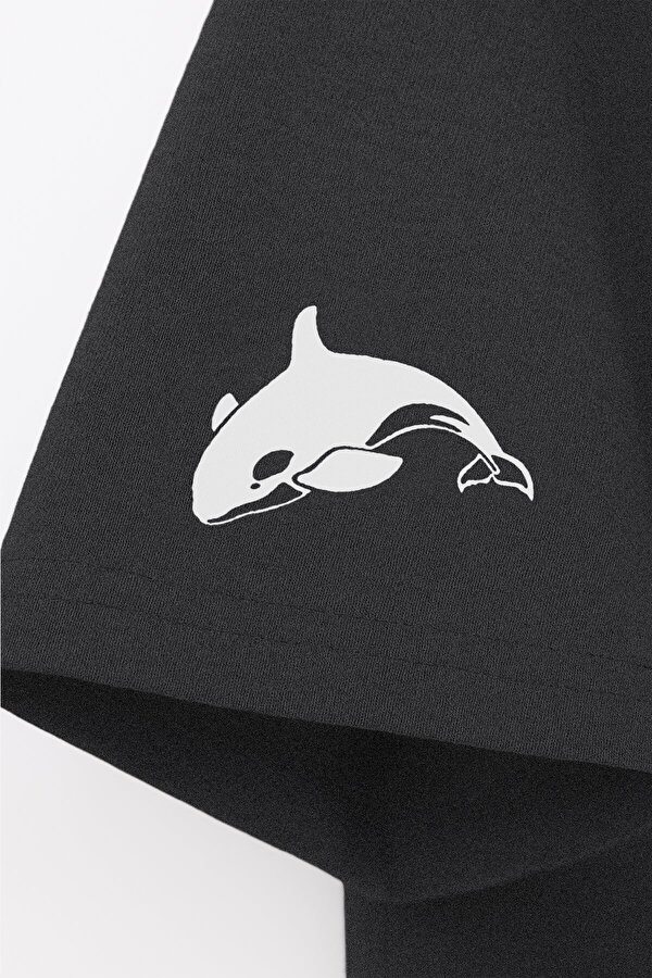 Kadın Bisiklet Yaka Basic Düz Kısa Kollu T-shirt