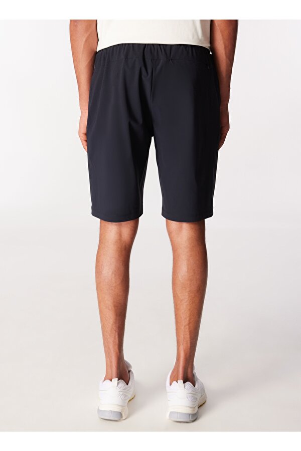 D4SM-SHT3219 Lacivert Standart Düz Erkek Sweat Şort