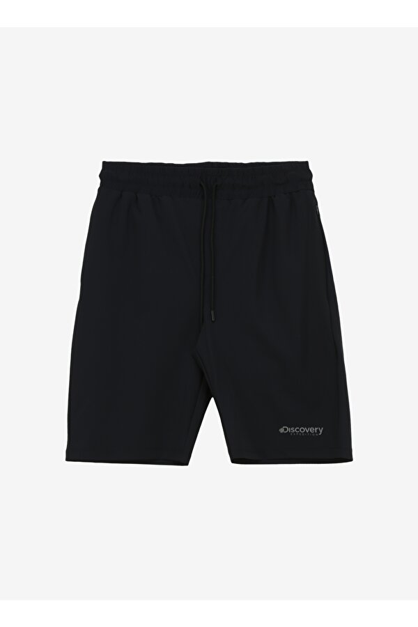 D4SM-SHT3219 Lacivert Standart Düz Erkek Sweat Şort