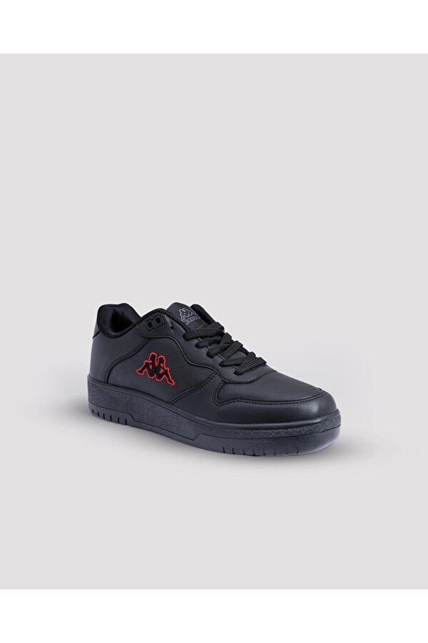 Logo Maserta Unisex Siyah-kırmızı Sneaker