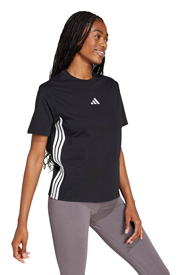 W 3S SJ T BLACK/WHITE Siyah Kadın Kısa Kol T-Shirt