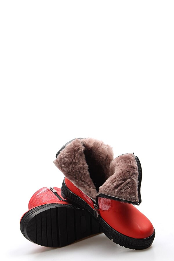 Hakiki Deri Kürklü  Unisex Çocuk Klasik Bot 769KXA125