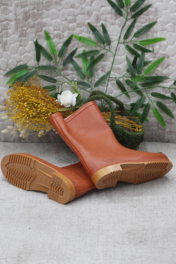 Ulaş Su Geçirmez Soğuga Dayanıklı Kauçuk Kısa Konç Çizme Balıkçı Çiftci İnşaat Oto Yıkamacı Çizme