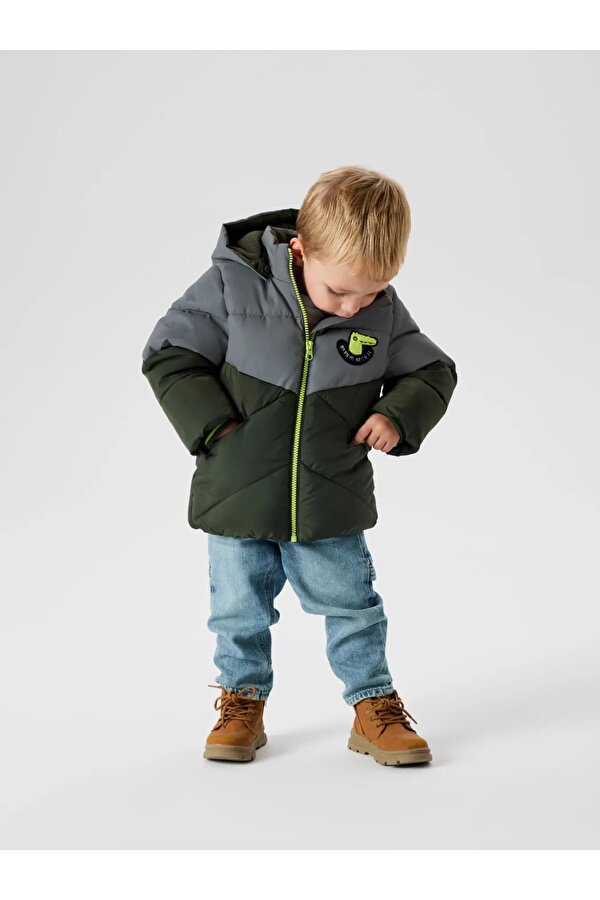 Nmmmorten Puffer Dino Detail1 Erkek Çocuk Mont 13243943