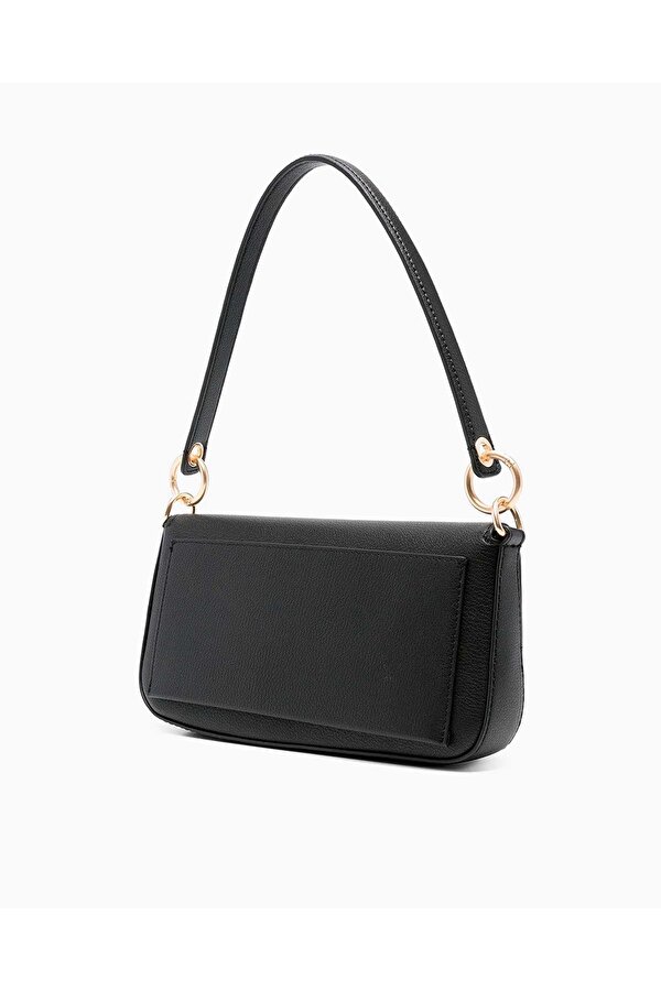 Minimal Monogramlı Kadın Omuz Çantası