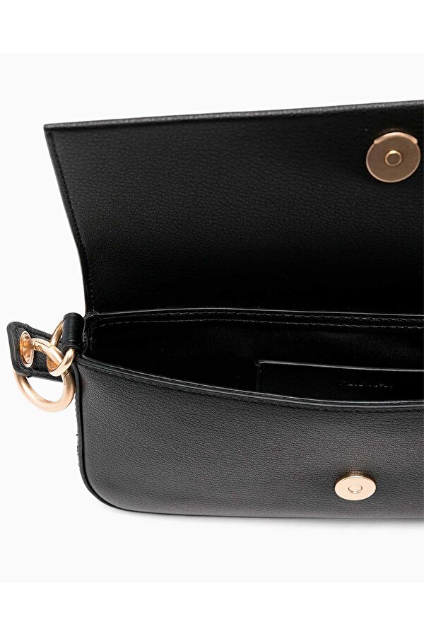 Minimal Monogramlı Kadın Omuz Çantası