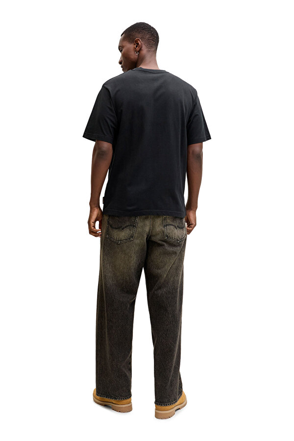 JJEARCHIVE GRAPHIC TEE SS Siyah Erkek Kısa Kol T-Shirt