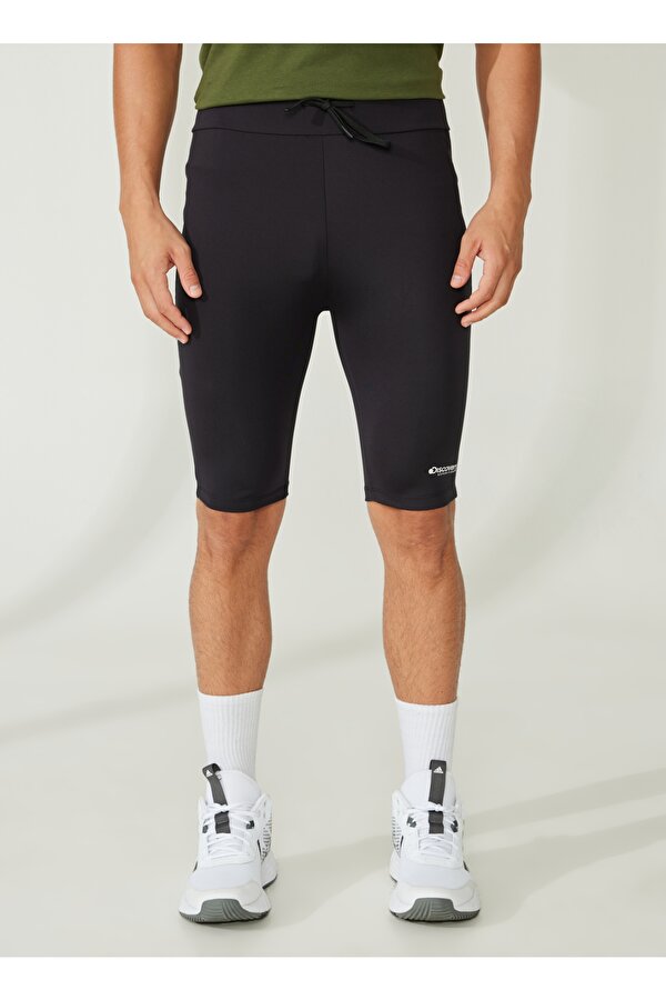 BIKER Siyah Tayt Erkek