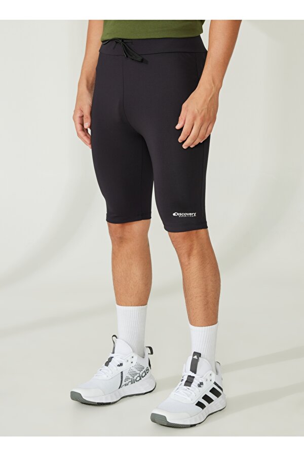 BIKER Siyah Tayt Erkek