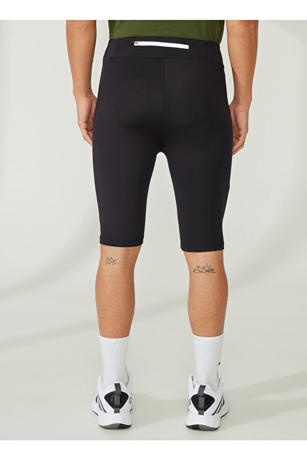 BIKER Siyah Tayt Erkek