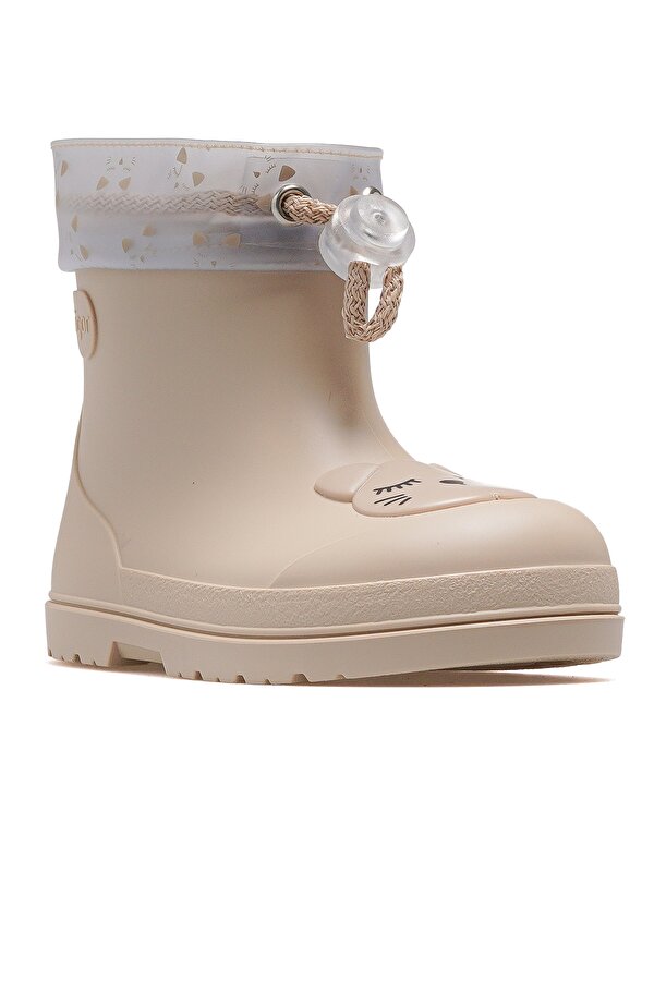Mendı Gato Borreguıto Kız Çocuk Su Gecirmez Yağmur Bot 25k Cc334 Pk Bej