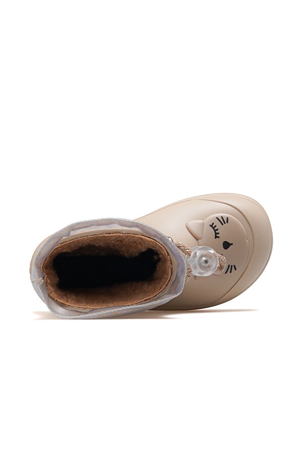 Mendı Gato Borreguıto Kız Çocuk Su Gecirmez Yağmur Bot 25k Cc334 Pk Bej