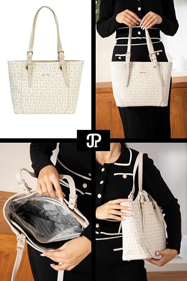 Orijinal Just Polo Collection 4 Bölmeli Lüks Yumuşak Deri Ayarlanabilir Çapraz Askılı Omuz Çantası
