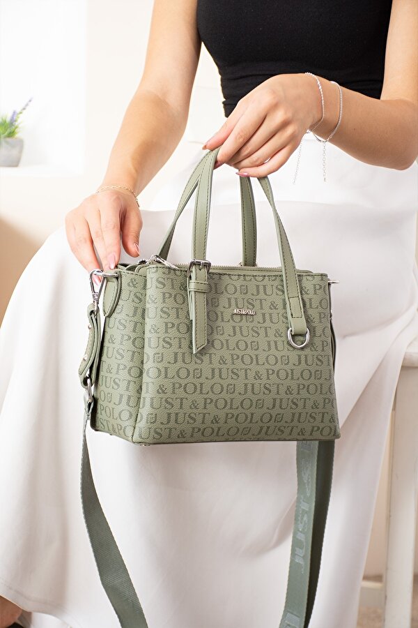 Orijinal Just Polo Collection 3 Bölmeli Lüks Yumuşak Deri Ayarlanabilir Çapraz Askılı Omuz Çantası