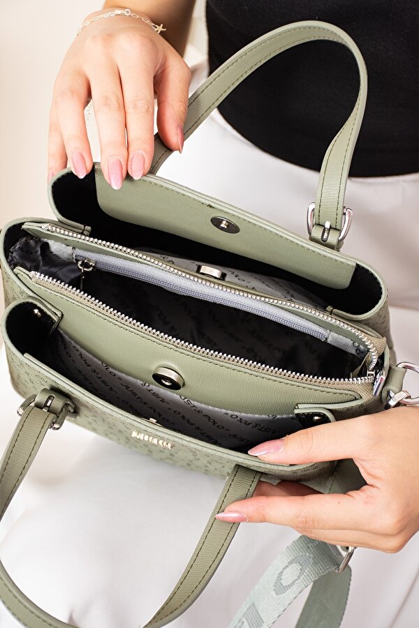 Orijinal Just Polo Collection 3 Bölmeli Lüks Yumuşak Deri Ayarlanabilir Çapraz Askılı Omuz Çantası