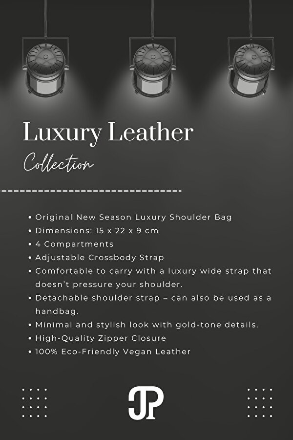 Orijinal Just Polo Collection 4 Bölmeli Lüks Yumuşak Deri Ayarlanabilir Çapraz Askılı Omuz Çantası