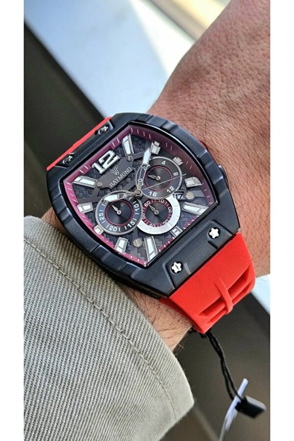 RAYMOND ERKEK KOL SAATİ RYM-83604-KIRMIZI