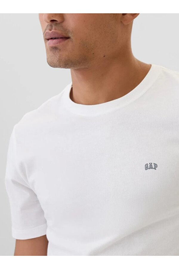 V-Frch Everyday Soft Micro Logo Crew T-Shirt 502022 Kısa Kol Tişört Erkek T-Shirt