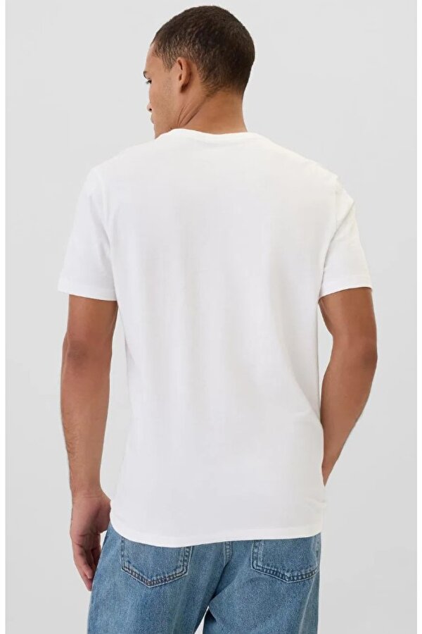 V-Frch Everyday Soft Micro Logo Crew T-Shirt 502022 Kısa Kol Tişört Erkek T-Shirt