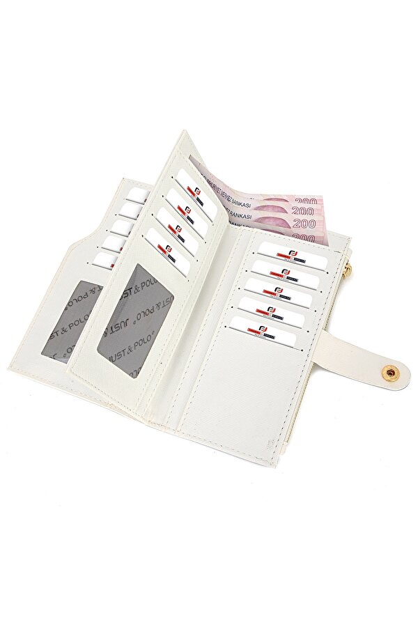 Orijinal Just Polo Collection Lüks Yumuşak Deri Bozuk & Kağıt Para Bölmeli Şık Kartlıklı Cüzdan