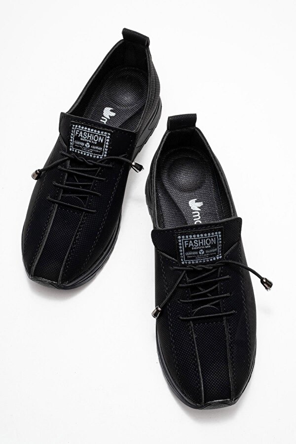 Yumuşak Tabanlı Kadın Ayakkabı SİYAH KOT SİYAH