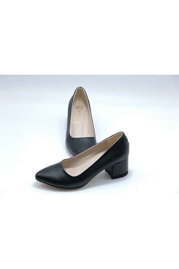 5290 5 Cm Kalın Topuk Topuklu Kadın Ayakkabı