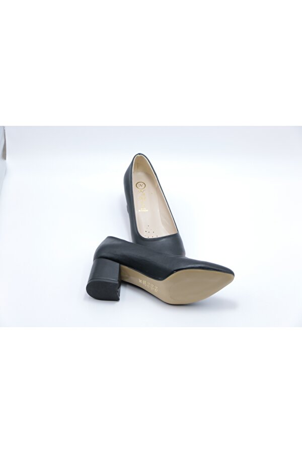 5290 5 Cm Kalın Topuk Topuklu Kadın Ayakkabı