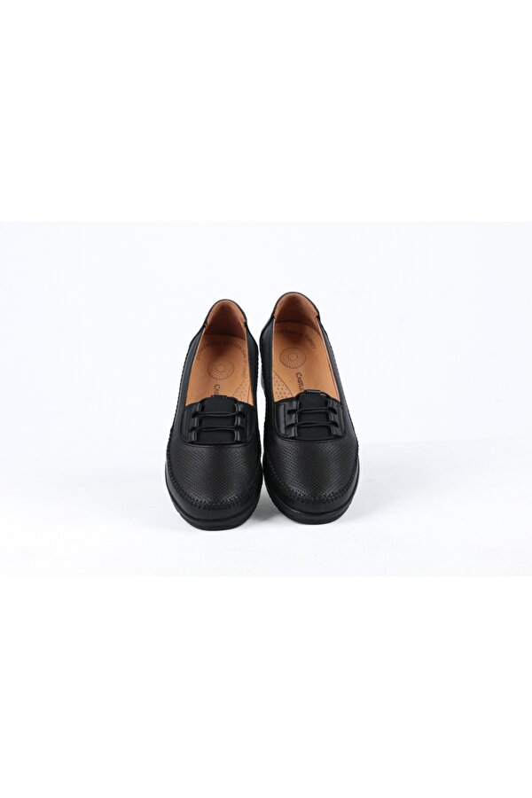 42768-1 Kadın Günlük Hakiki Deri Ortopedik Ayakkabı