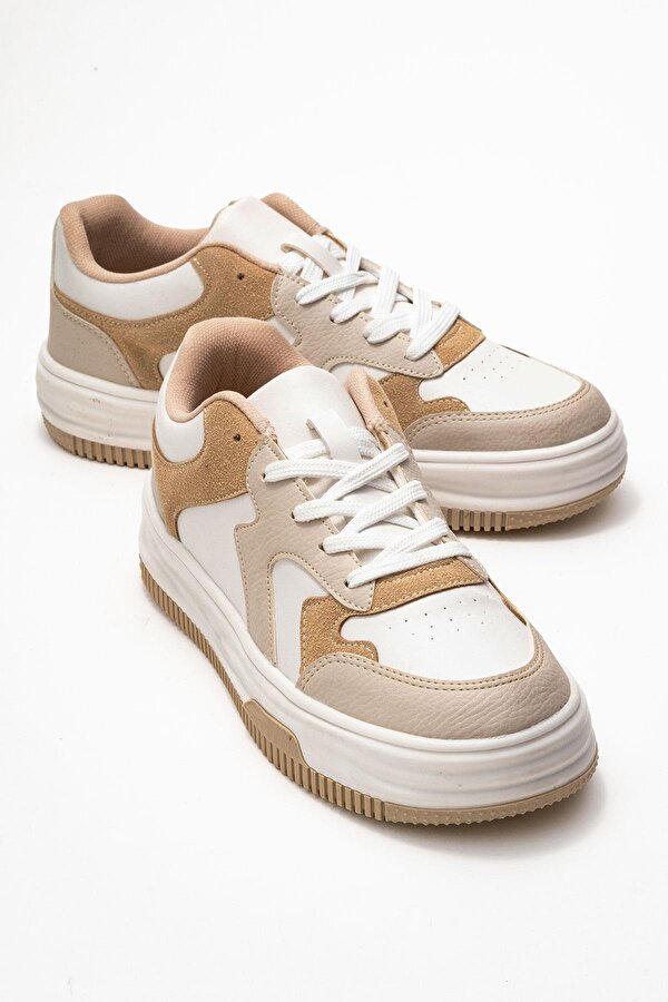 Kadın Spor Ayakkabı BEJ BEYAZ