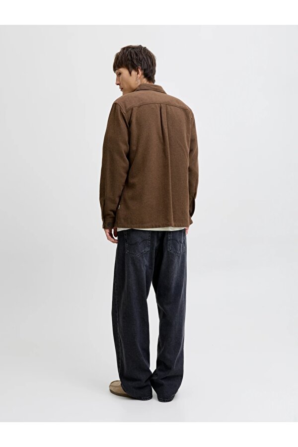 Jack&Jones Jprrayle Melange Solid L/S Erkek Gömlek 12286840