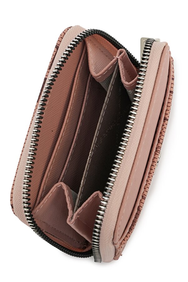 Yazı Bölme Detaylı Mini Kadın Cüzdan CZ100