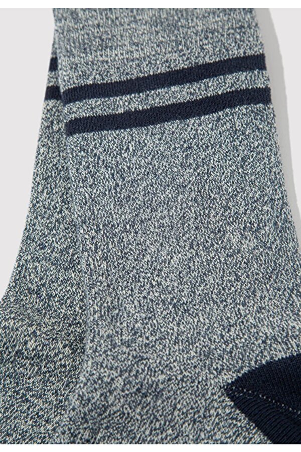 Şerit Baskılı Unisex Çorap