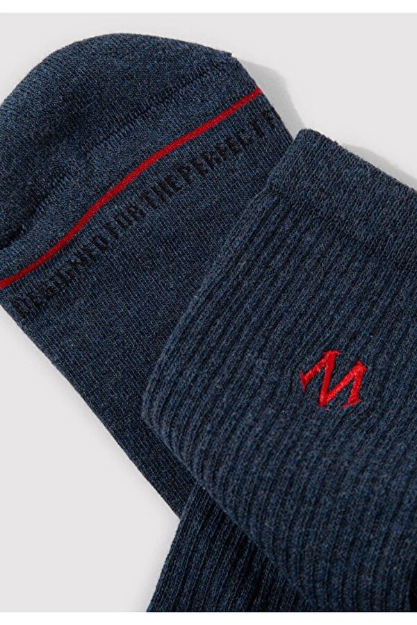 Logo Nakışlı Spor Çorap Unisex Çorap