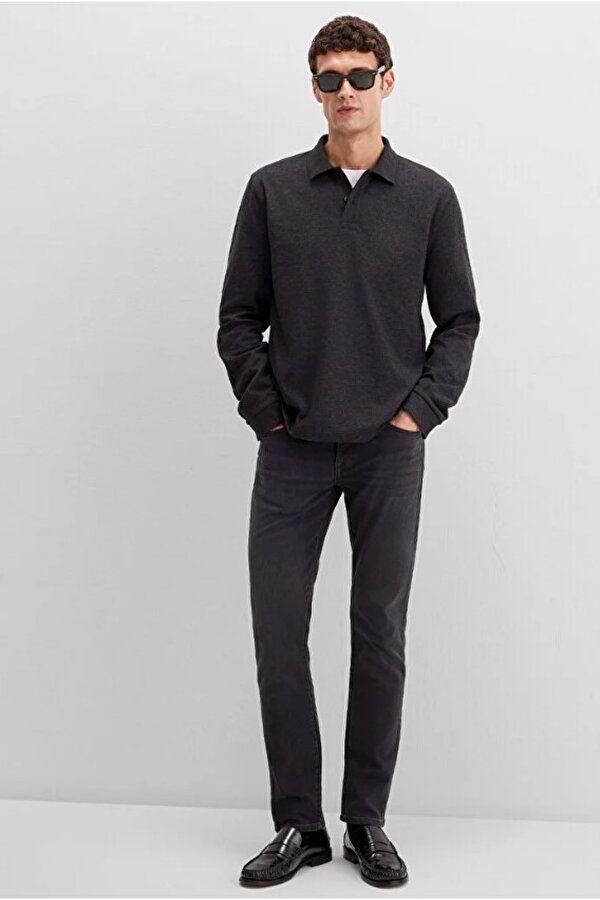 0613041-80024 Uzun Kollu İnterlok Tişört Erkek T-Shirt