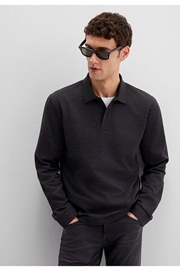 0613041-80024 Uzun Kollu İnterlok Tişört Erkek T-Shirt