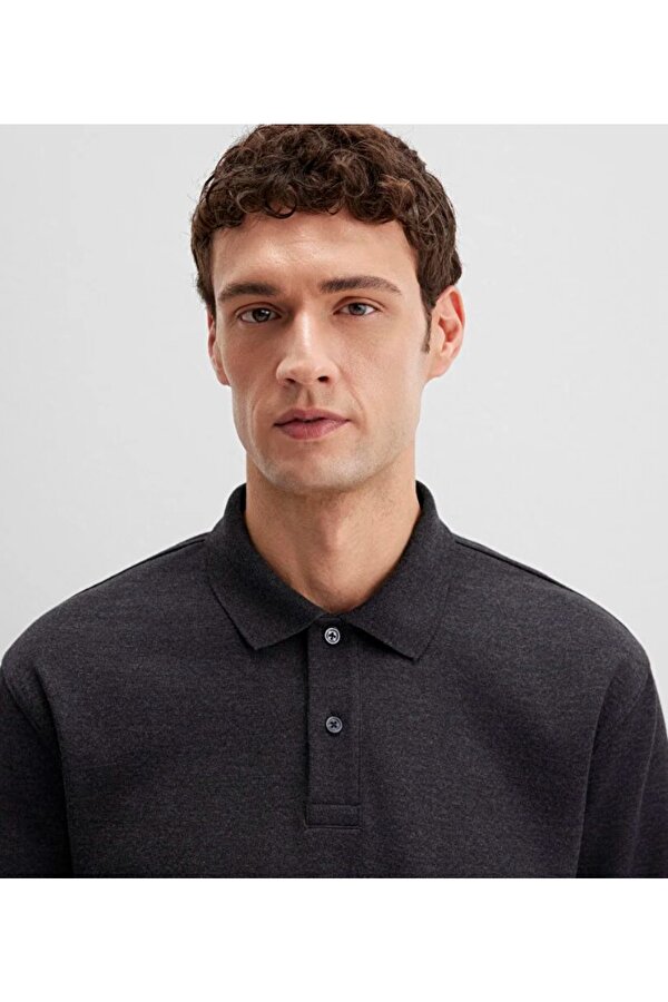 0613041-80024 Uzun Kollu İnterlok Tişört Erkek T-Shirt