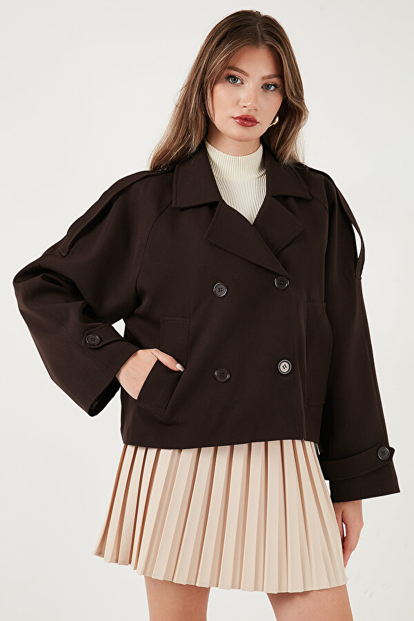 Bayan Trençkot 6524955 KAHVE