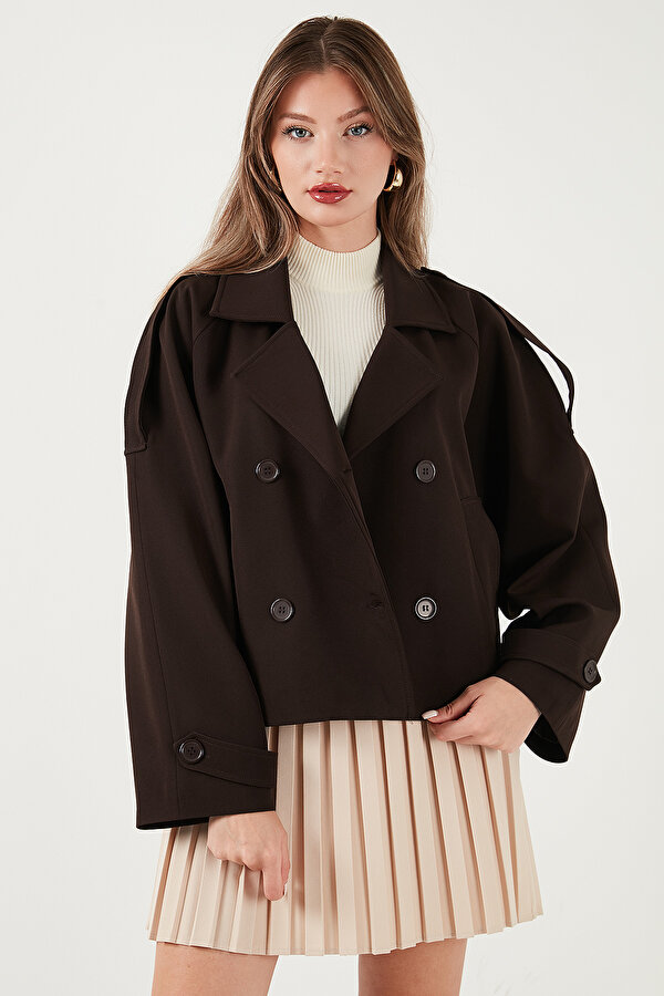 Bayan Trençkot 6524955 KAHVE