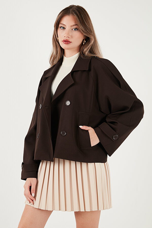 Bayan Trençkot 6524955 KAHVE