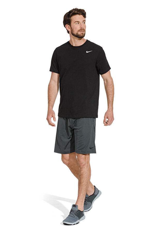 M NK DF TEE DFC CREW SOLI Siyah Erkek Kısa Kol T-Shirt