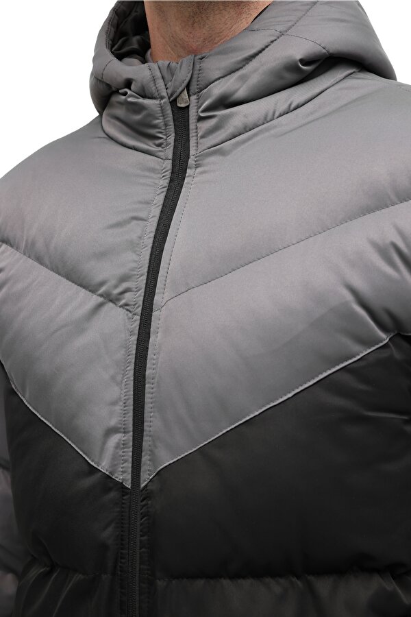 ML BLOCK PUFFER-05 5PR Siyah Erkek Kısa Kaban