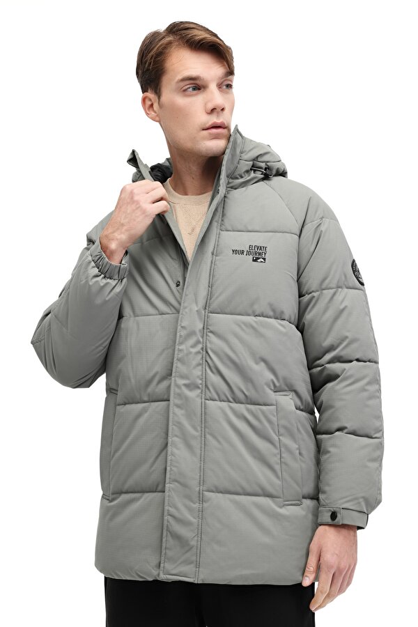 ML COLIN 3OTW500 5PR Yeşil Erkek Uzun Kaban