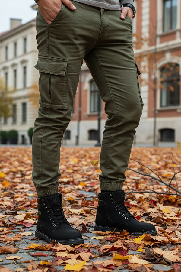 ROCHESTER 4PR Siyah Erkek Biker Bot