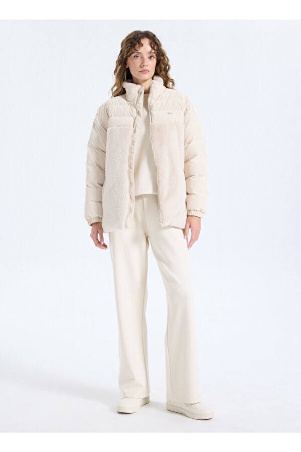 Ekru Kadın Mont J5WL-MNT7177